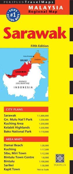 Periplus Travel Map Sarawak | 拾書所