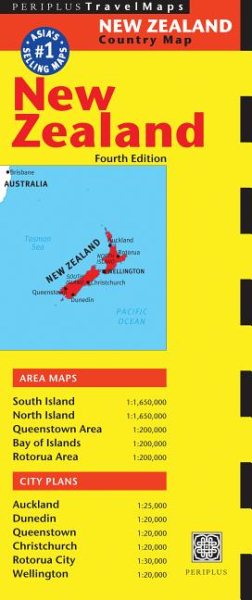 New Zealand Travel Map | 拾書所