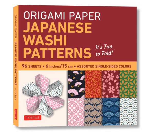 Origami Paper - Japanese Washi Patterns - 6 96 Sheets