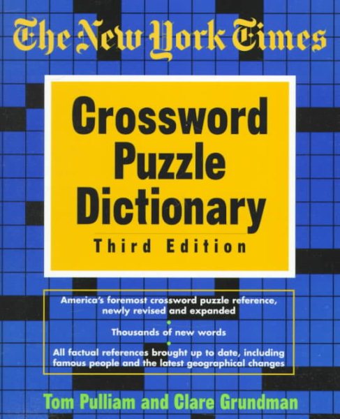 New York Times Crossword Dictionary | 拾書所