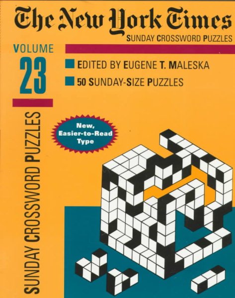 New York Times Sunday Crossword Puzzles, Vol. 23 | 拾書所