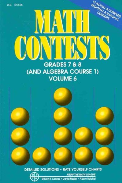 Math Contests-Grades 7 & 8 (Including Algebra Course 1)