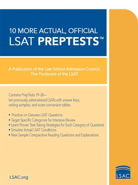 10 More Actual, Official LSAT PrepTests | 拾書所