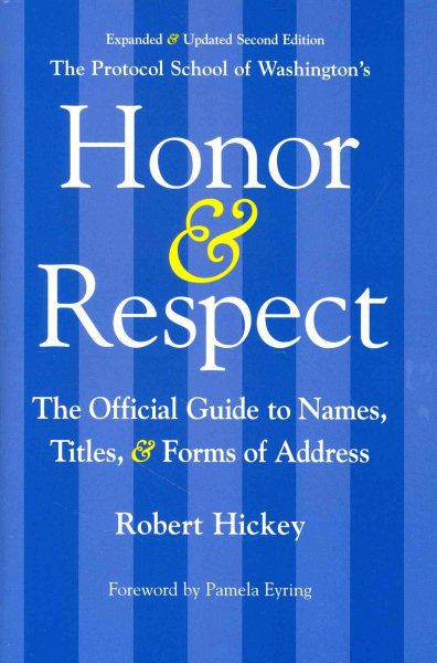 Honor & Respect