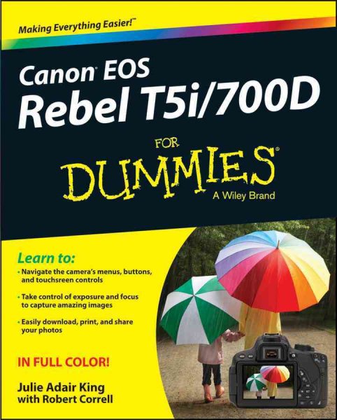 Canon Eos Rebel T5i / 700d for Dummies | 拾書所