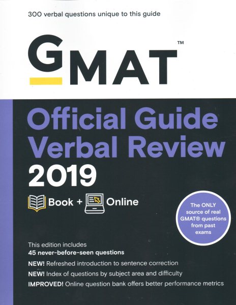 Gmat Official Guide 2019 Verbal Review | 拾書所