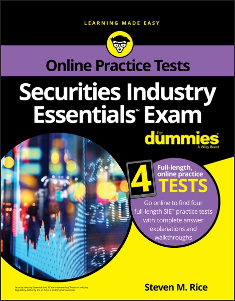 Securites Industry Essentials Exam for Dummies With Online Practice