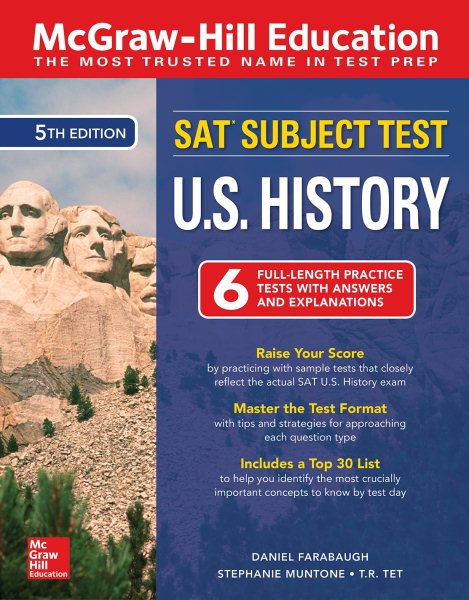 Mcgraw-hill Education Sat Subject Test U.s. History