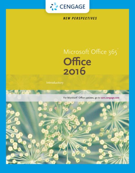 New Perspectives Microsoft Office 2016 Introductory