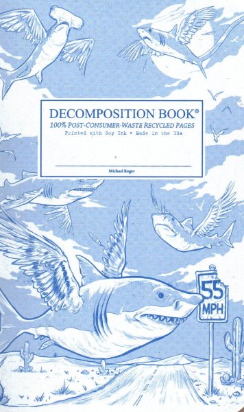 Flying Sharks Pocket Coilbound Decomposition Book