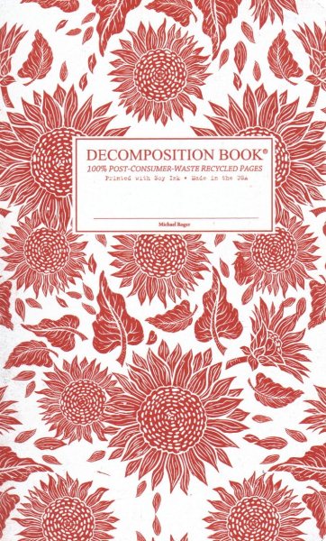 Sunflowers Pocket Coilbound Decomposition Book