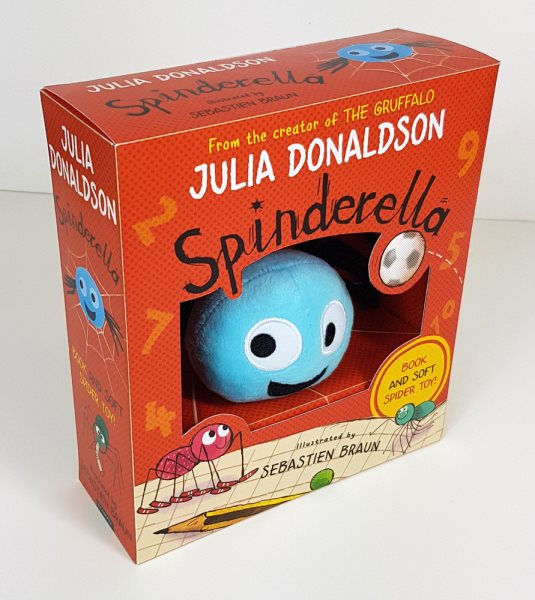 Spinderella Book and Plush Spider