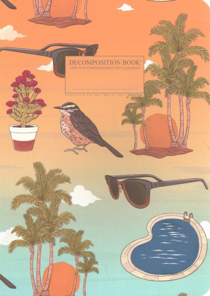 Palm Springs Time + Place Decomposition Lined Notebook