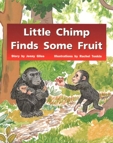 Little Chimp Finds Some Fruit