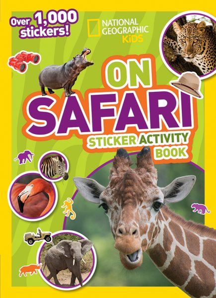 Kids on Safari Sticker Activity Book