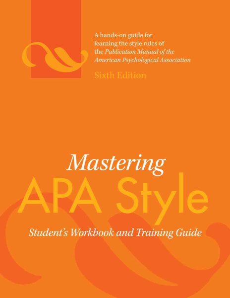 Mastering APA Style