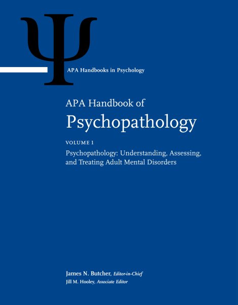 Apa Handbook of Psychopathology