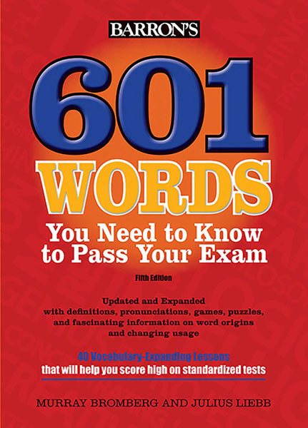 601 Words You Need to Know to Pass Your Exam | 拾書所