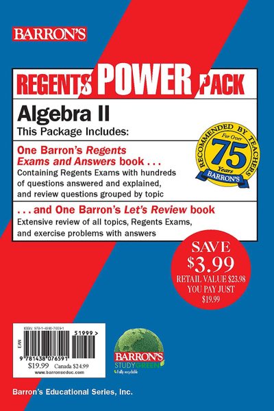 Algebra II Power Pack