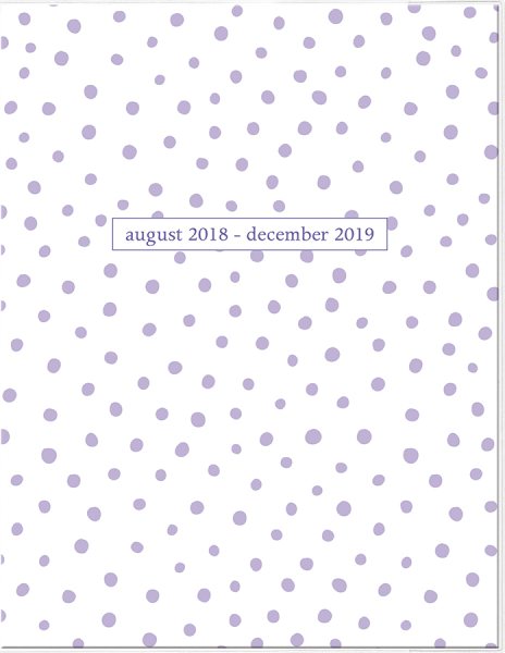 Pastel Purple 2019 Monthly Planner
