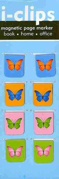 Butterflies I-Clips Magnetic Bookmarks