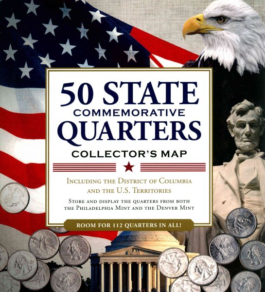 50 State Quarters Collector Map