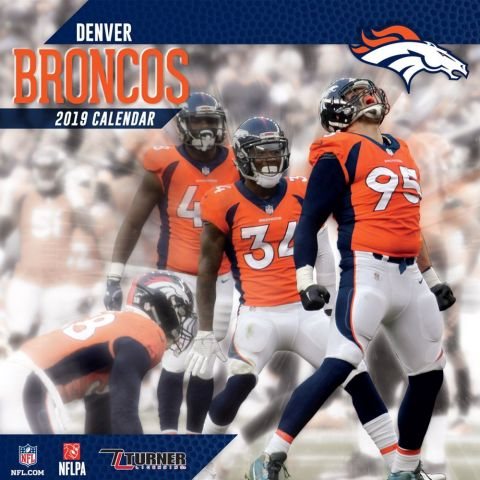 Denver Broncos 2019 Calendar