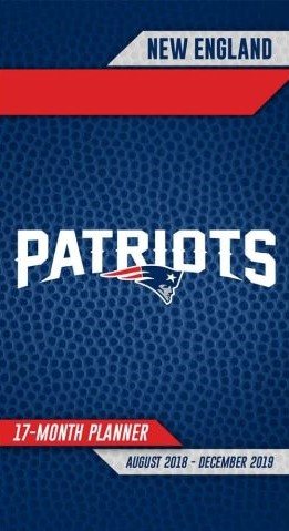 New England Patriots 2018-19 17-month Planner