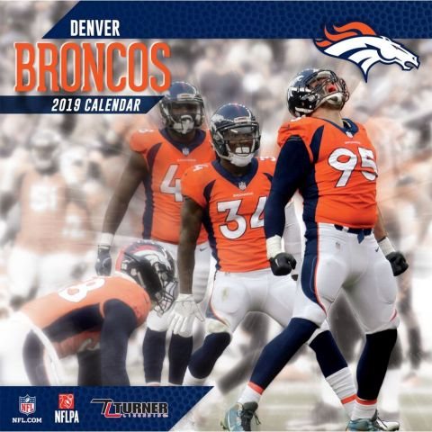 Denver Broncos 2019 Calendar(Wall)