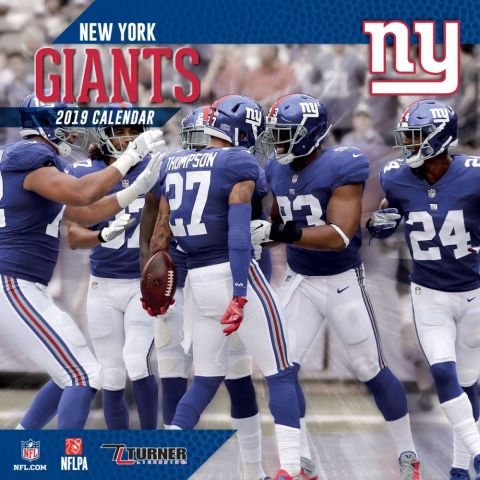 New York Giants 2019 Calendar(Wall)
