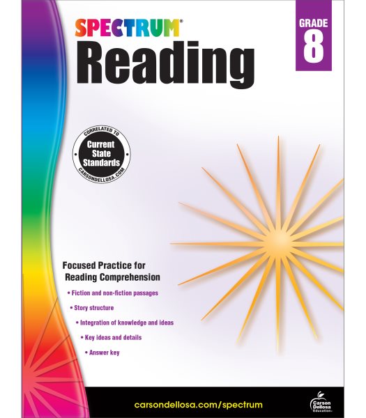Spectrum Reading Workbook, Grade 8 | 拾書所