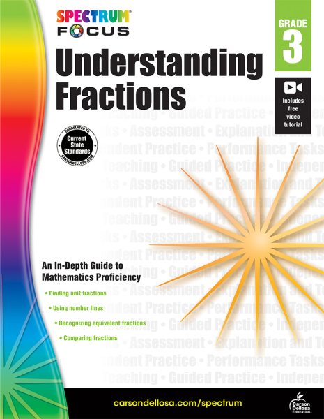 Spectrum Understanding Fractions, Grade 3 | 拾書所