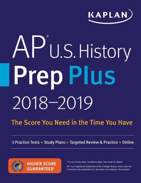 Kaplan Ap U.s. History Prep Plus 2018-2019
