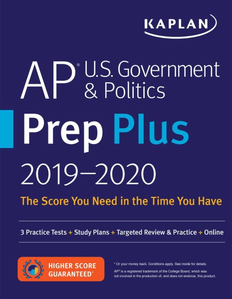 Kaplan Ap U.s. Government & Politics Prep Plus 2019-2020