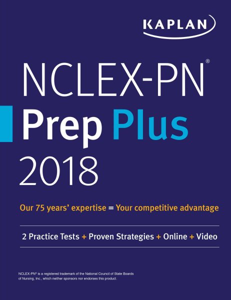 Kaplan Nclex-pn Prep Plus 2018