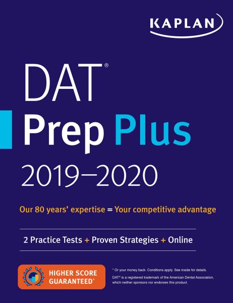 Kaplan Dat Prep Plus 2018-2019
