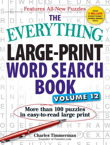 The Everything Large Print Word Search Book