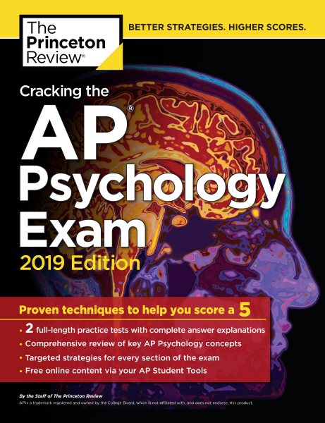 Cracking the AP Psychology Exam, 2019