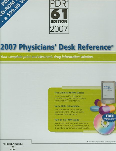 Pdf Free Download Physicians Desk Reference 2007 Book Book