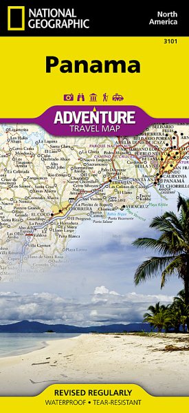 National Geographic Panama Adventure Map