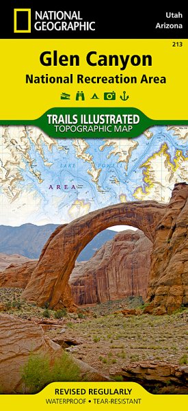 National Geographic Trails Illustrated Map Glen Canyon National Recreation Area / Capitol