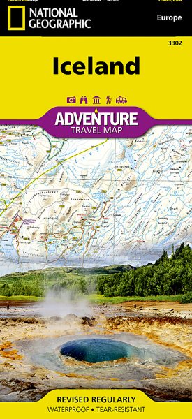 National Geographic Adventure Map Iceland