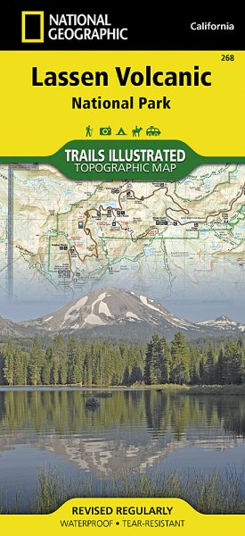 National Geographic Lassen Volcanic National Park Map | 拾書所