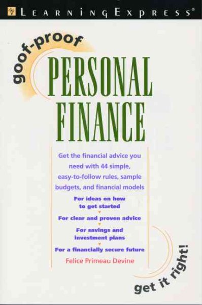 Goof Proof Personal Finance | 拾書所
