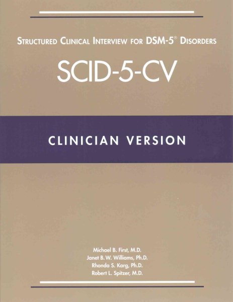 Structured Clinical Interview for Dsm-5 Disorders (Scid-5-cv)
