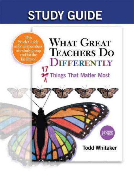Study Guide-what Great Teachers Do Differently