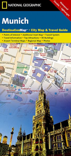 National Geographic Destination City Map Munich