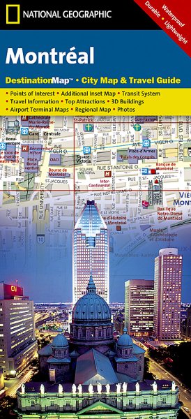 National Geographic Destination City Map Montreal