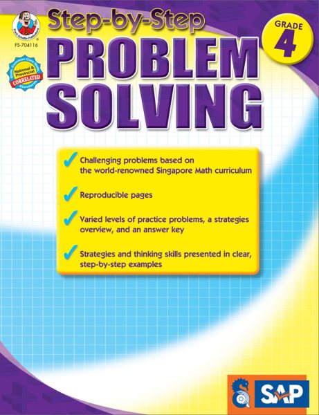 Step-by-Step Problem Solving, Grade 4
