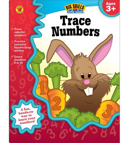 Trace Numbers Activity Book, Grades Preschool - K